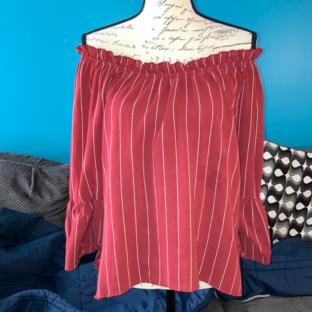 🎉4 for $20 Forever Grace Off-Shoulder Women's Top, Medium 🧜‍♀️